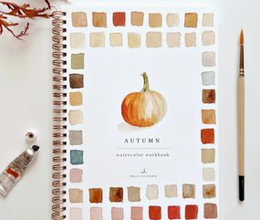 autumn watercolor workbook