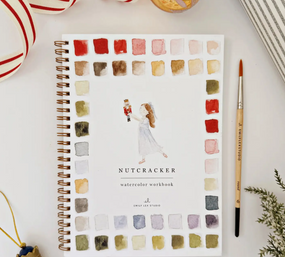 nutcracker watercolor workbook