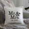mr. & mrs. est. 2026 pillow