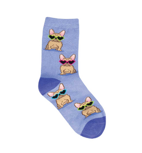 frenchie fashion socks child age 4-7