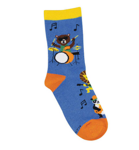 making the band socks child age 4-7