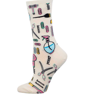 hair salon womens socks
