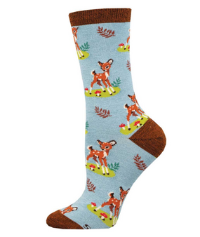 oh deer womens bamboo socks