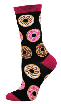 donuts womens bamboo socks