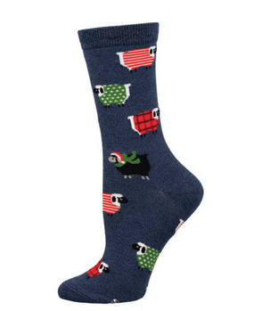 sheep wolf womens bamboo socks