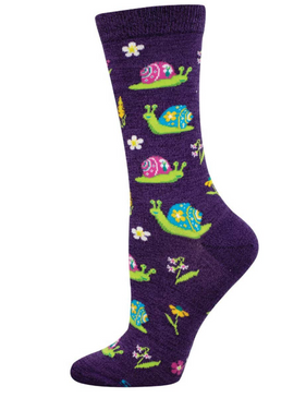 snails womens bamboo socks