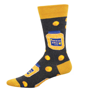 cheese balls mens socks