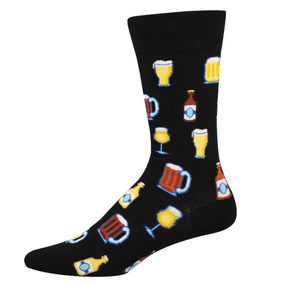 beer glasses mens socks