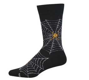 spider web mens socks