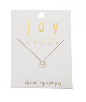 sunflower pearl necklace