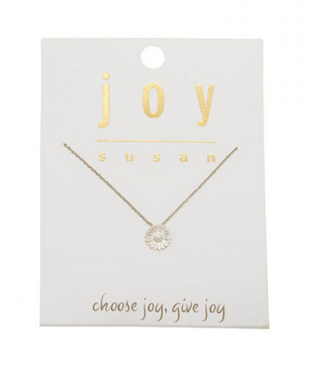 sunflower pearl necklace