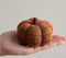 large cozy knit pumpkins
