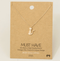 gold dipped cat pendant necklace