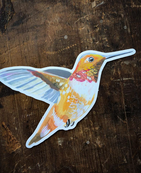 rufous hummingbird sticker