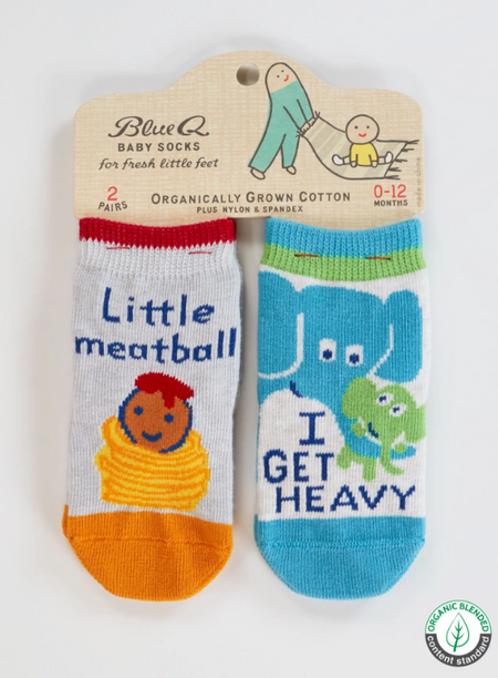 meatball/heavy baby socks