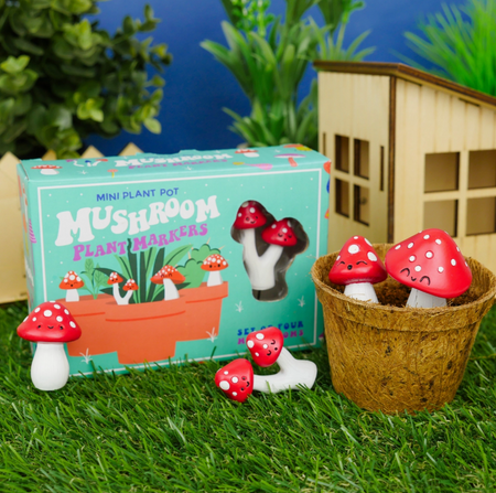 mushroom plant markers