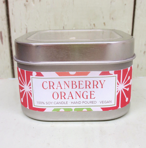 8 oz cranberry orange candle