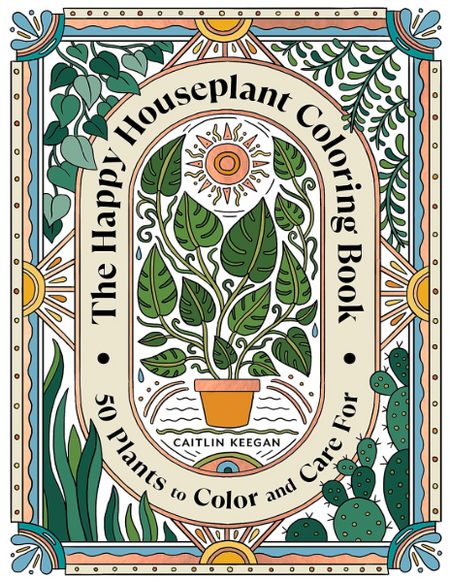 the happy houseplant coloring book