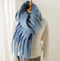 mohair tassel scarf