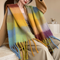 plush faux wool scarf