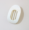 oval flat hair clip