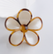 vintage floral hair clip