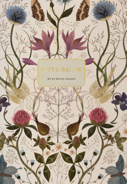 symmetrical flora notebook
