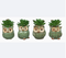 stoneware owl succulent planter