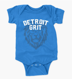 detroit grit onesie