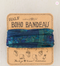 indigo half boho bandeau