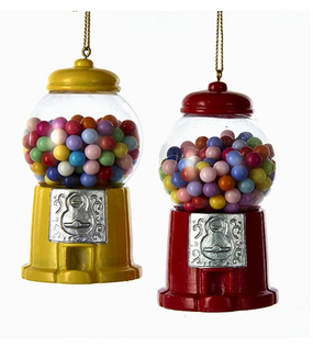 gumball machine ornament (assorted)