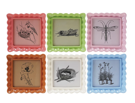 ruffled photo frame
