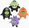 halloween dressed squishy-ishies