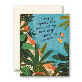 I figured out | friendship