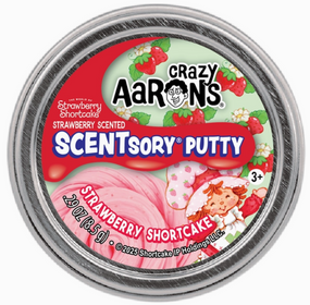mini strawberry shortcake 2" scentsory putty