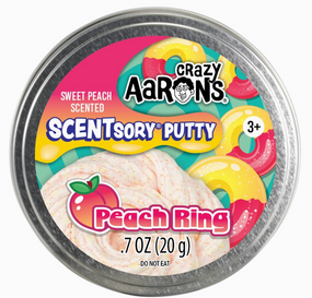 peach ring 2.75" scentsory putty