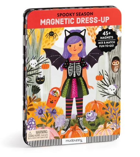spooky season magnetic dress-up play set