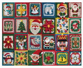 christmas crochet 1000 piece puzzle