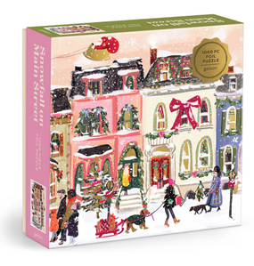 snowfall on main street 1000 piece puzzle