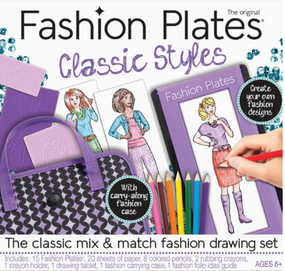 fashion plate drawing kit