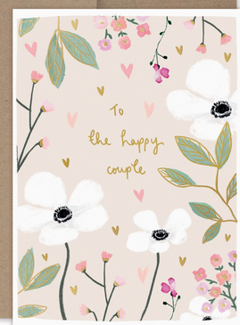 happy couple floral | wedding