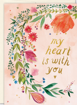 my heart is with you | sympathy