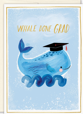 whale done splash | graduation