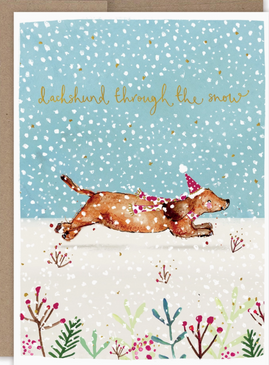 dachshund through the snow | holiday