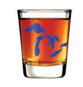 great lakes shot glass