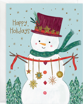 sparkle snowman | christmas