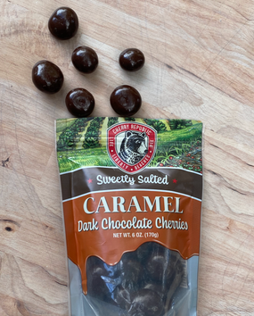 caramel dark chocolate covered cherries