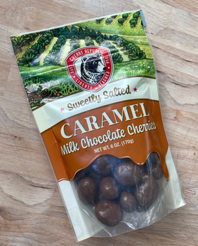 caramel milk chocolate covered cherries
