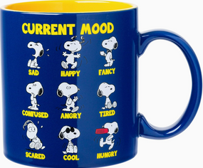 snoopy mood mug