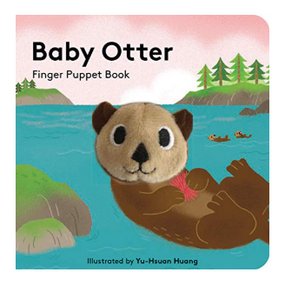 baby otter finger puppet book